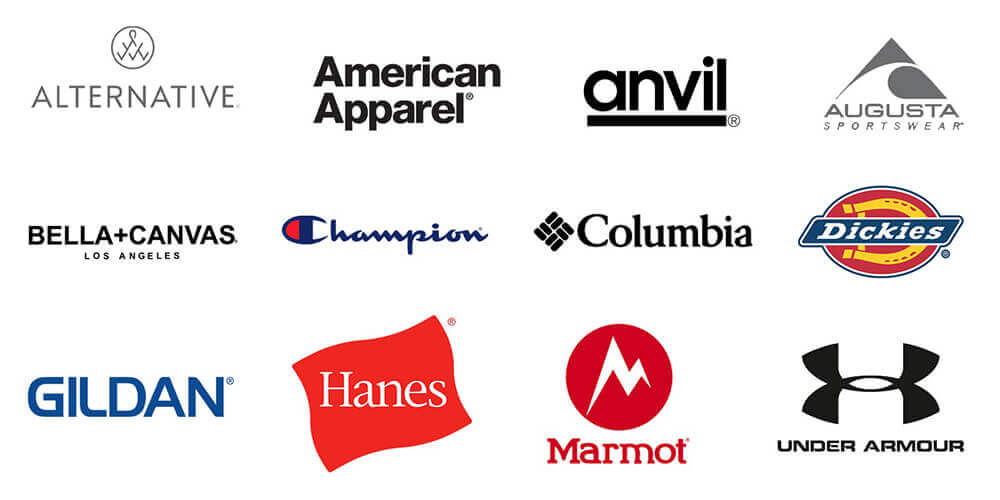 Logo Collage of Some of the Brands We Carry